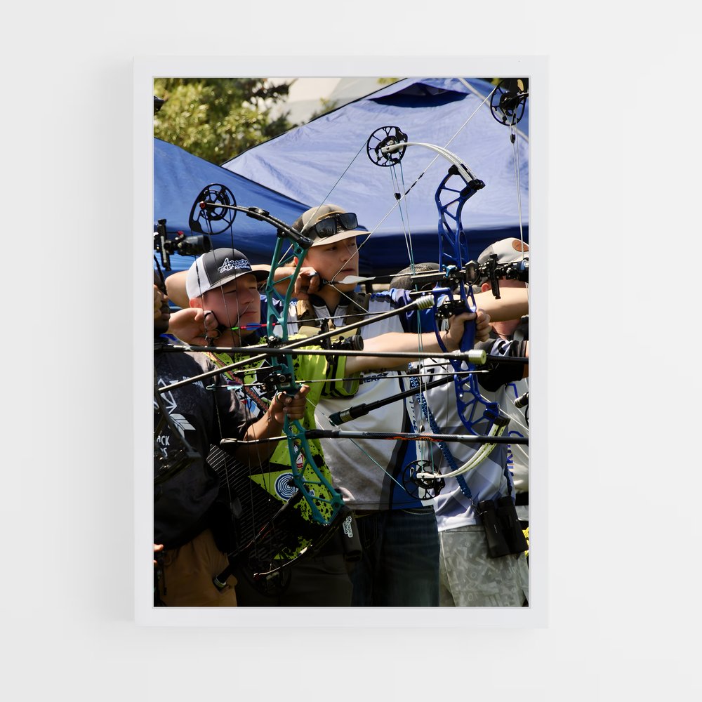 Poster Arc en Cible – affiche Tir à l’arc (vue 3)